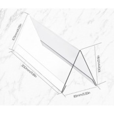 Stanite za akril identifikator 30x10, 5cm gulfmew 30pcs konferencije