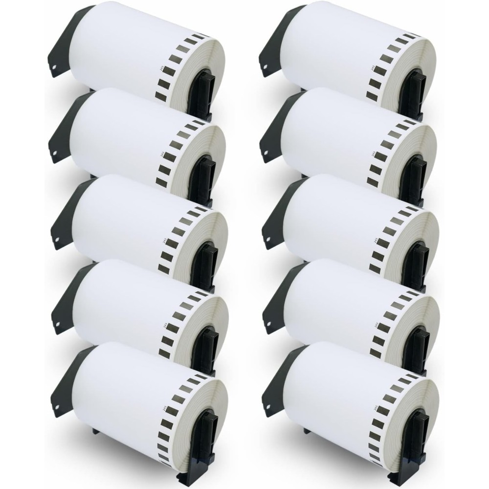 Étiquettes continues Compatible ButtCkey 102x30,48m 10pcs.