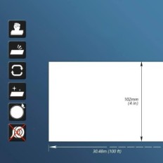 Continuous labels Compatible Brother BetCkey 102x30,48m 10pcs.