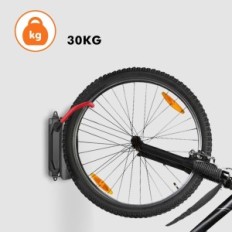 Držák na stěnu pro jízdní kolo vertikální mimoke červené 3ks. MTB a silnice