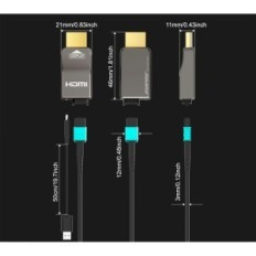 HDMI-kabel 2.1 8K 3M RuiPro Fiber Optic 48Gbps Earc HDR PS5 / TV