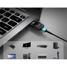 Cabo HDMI 2.1 8K 3M RuiPro Fibra Óptica 48Gbps Earc HDR PS5 / TV