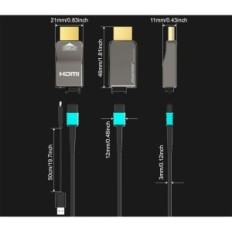 HDMI-kaapeli 2.1 8k 6m Ruipro Fiber Optic Fiber Optic Fiber Cable HDR