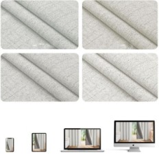 Pleegitus kardinad Joydeco 2x140x220 cm 100% läbipaistmatu voodipesu