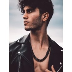 Collier en acier Bandmax d'occasion 12mm Miami Cuban Noir 20mm