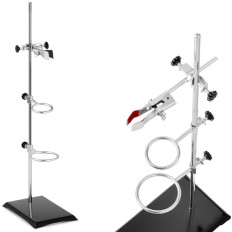 Stativ Laboratory Stativ med utrustning 1 Handtag 2 Ringar 50 mm 70 mm
