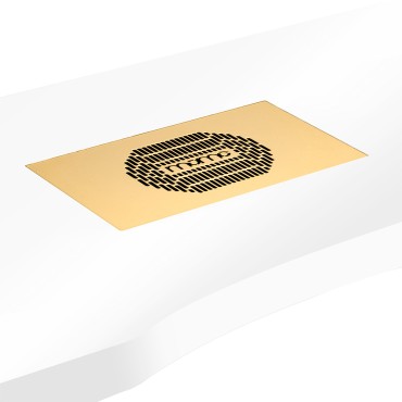 Bureau cosmétique Momo 04-GL avec absorbeur — gros plan surface