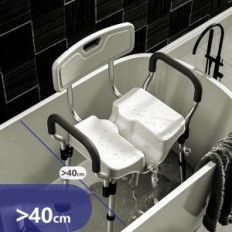 Naudota littney dušo kėdė su atlošu ir porankiais