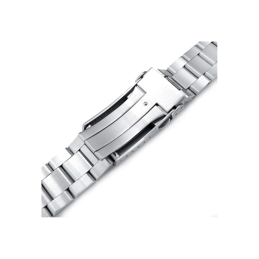 Armbånd MILTAT Super-O BOYER 22mm til Seiko 5 SRPD / SRPE Sølv Udstilling