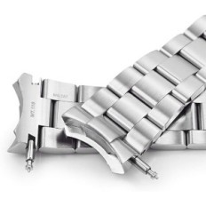 Armbånd Miltat Super-o Boyer 22mm til Seiko 5 SRPD / SRPE Silver Exhibition