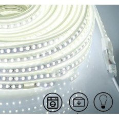UŻYWANE Taśma LED PCNING 230V 15m SMD 5730 120 LED/m IP67 zimna biel 6000K