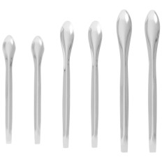 Laboratórne lyžičky Spachtle oceľové set 22 prvkov