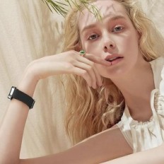 Redmi Watch 5 / 5 Lite rugalmas nejlon heveder állítható fekete