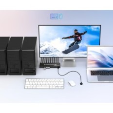 KVM USB 3.0 Lülita 4-Port HDMI 4 Arvutid 1 Monitor 4K @ 60Hz 4 USB KC-KVM401A