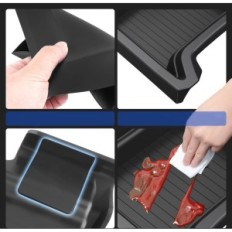 Organizzatore della console di terra centrale per BMW IX 2022-2025 in silicone antiscivolo