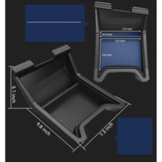 Centrālās zemes konsoles organizators BMW IX 2022-2025 neslīdošam silikona