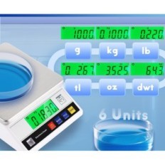 CGoldenwall 6kg / 0,1g digital vekt. Nøyaktig elektronisk med tellefunksjon