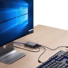 HDMI KVM Extender 50m Transfer Video 1080p via Ethernet Cable Exhibition