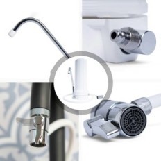 Filtro para la encimera de agua de la cocina Simplemente la microfiltración elimina las bacterias y los metales pesados