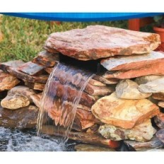 Solar vandfald til vandmaske Biling 30 cm rustfrit stål 40w 2500 l / h