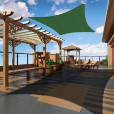 Μεταχειρισμένο Ankuka ιστιοφόρο 4x5m ορθογώνιο αδιάβροχο UV 98%