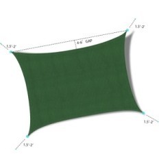 Kasutatud Ankuka purjetamine 4x5m ristkülikukujuline veekindel UV 98%