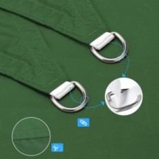 Használt napvitorla Ankuka 4x5 m téglalap alakú vízálló UV 98%