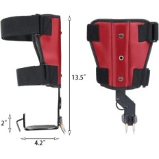 Lezení raky na ocelových stromech s rukavicemi 2 drápy výstava