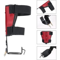 Klättra kräftor på stålträd med handskar 2 klor utställning