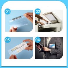 Magnetidentifizierer FACCITO 9x5.5 cm PVC für Kleidung 60 Stück