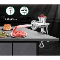 Viande de viande manuelle Razor M8 en acier inoxydable pour la viande et les saucisses