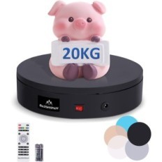 Rotating Baoshishan Electric Exhibition Tabela 360 ° com piloto para fotos e viver