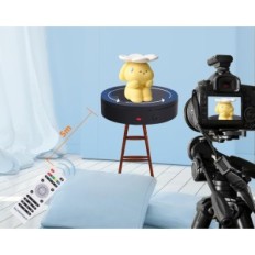 Rotující elektrický výstavní tabulka Baoshishan 360 ° s pilotem pro fotografie a žít