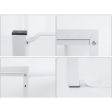 Półka rozsuwana do szafki kuchennej 66 cm ZenMaarket organizer na przyprawy 2 szt. czarne