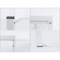 Chaussure de tablette pour cuisine 66 cm Zenmaarket organisateur pour épices 2 pcs. Noir