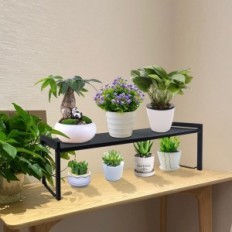 Półka rozsuwana do szafki kuchennej 66 cm ZenMaarket organizer na przyprawy 2 szt. czarne