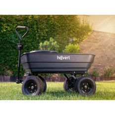 Carrello di trasporto ribaltabile 125 L 350 kg