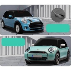 Tilt Half-Pencil Cover til bil Mini Cabrio R52 R57 F57 600D