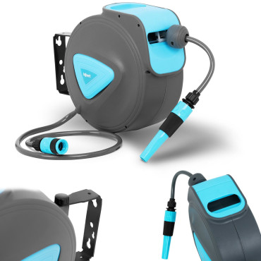 Sodo žarna su automatine siena Drum 10 m + 1 m 5/6 ''