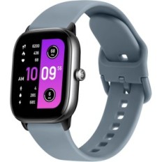 Sangle de montre pour Amazfit GTS 2/3/4 mini silicone 20mm d'acier bleu