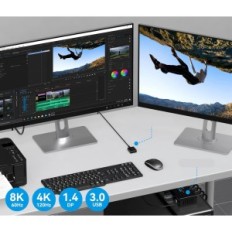 Mittetäielik lüliti KVM 8K @ 60Hz DisplayPort 4 Ports CMSTEDCD VP-SW223