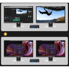 Nepotpun prekidač KVM 8K @ 60Hz DisplayPort 4 portovi cmstedcd VP-SW223