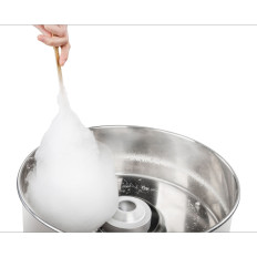 Cotton candy machine with protective cover 52cm