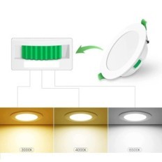 LED-plafondlampen 10W met kleur verstelbare 12 stuks