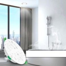 LED taklamper 10W med fargejusterbar 12 stk