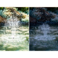 Pompa solare usata per acqua Bining 35W con 4 ugelli di spruzzo