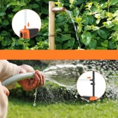 Gebruikte zonnepomp voor water Biling 35W met 4 spuitmondjes