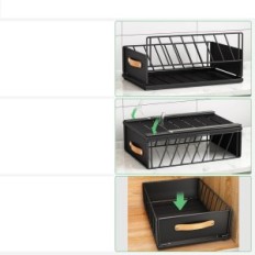 Διοργανωτής με Kitstorack 40x25x16 cm ντουλάπι κουζίνας με λαβή