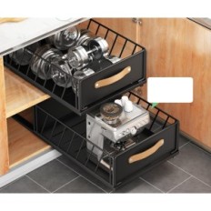 Organisateur avec kitStorack 40x25x16 cm armoire de cuisine avec poignée