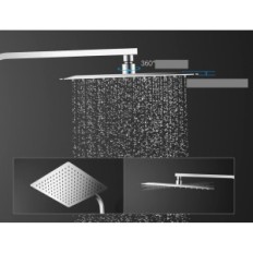 Shower system Komiro square 30x30 cm with rainbow (with defect)